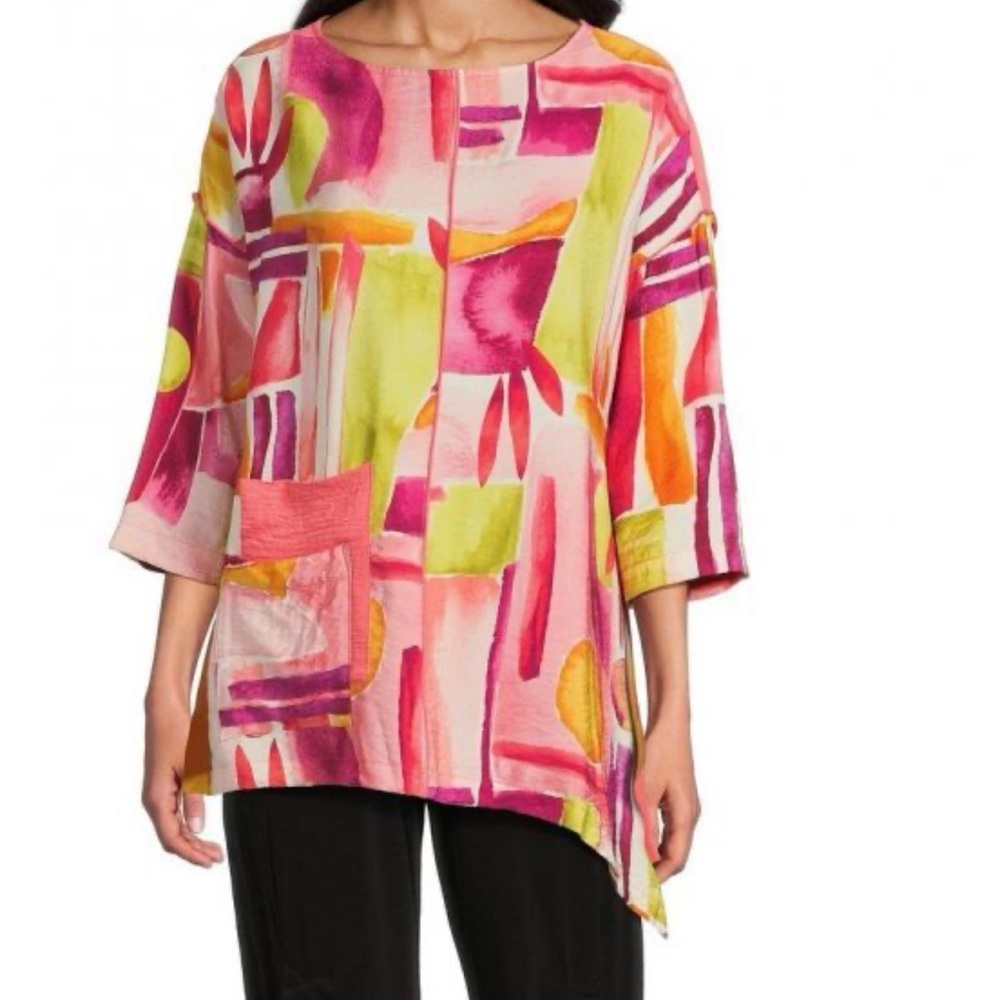 Colorful Abstract Women's Top